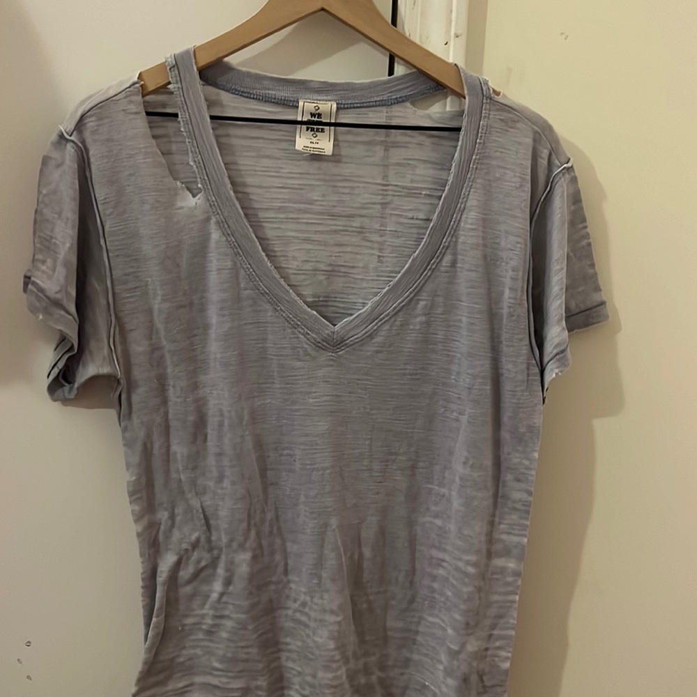 Free People Distressed Top